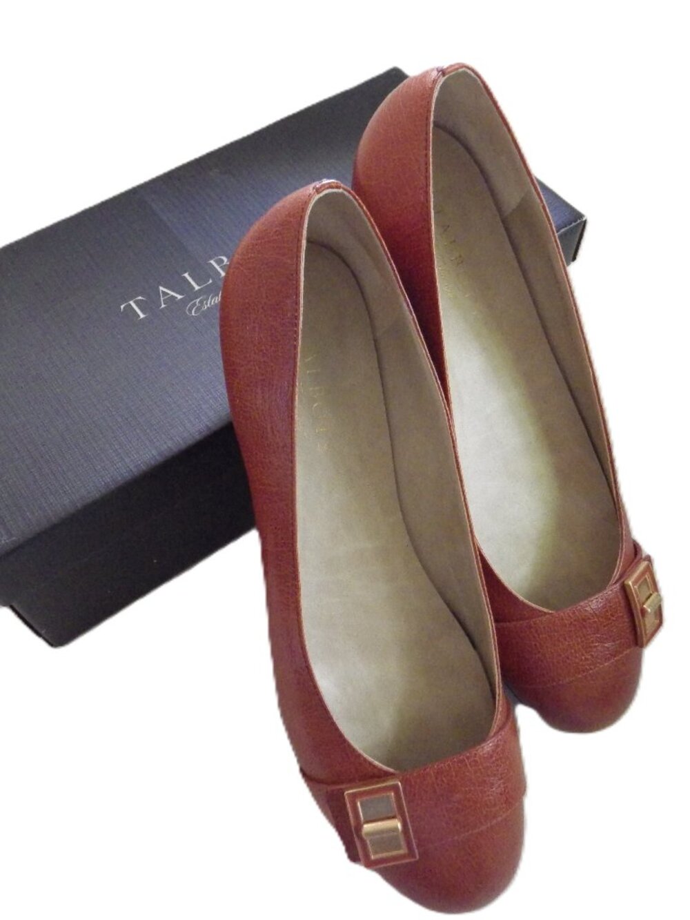 Talbots Brown Flats/ Buckle Accent/ Smokey Ember/9N